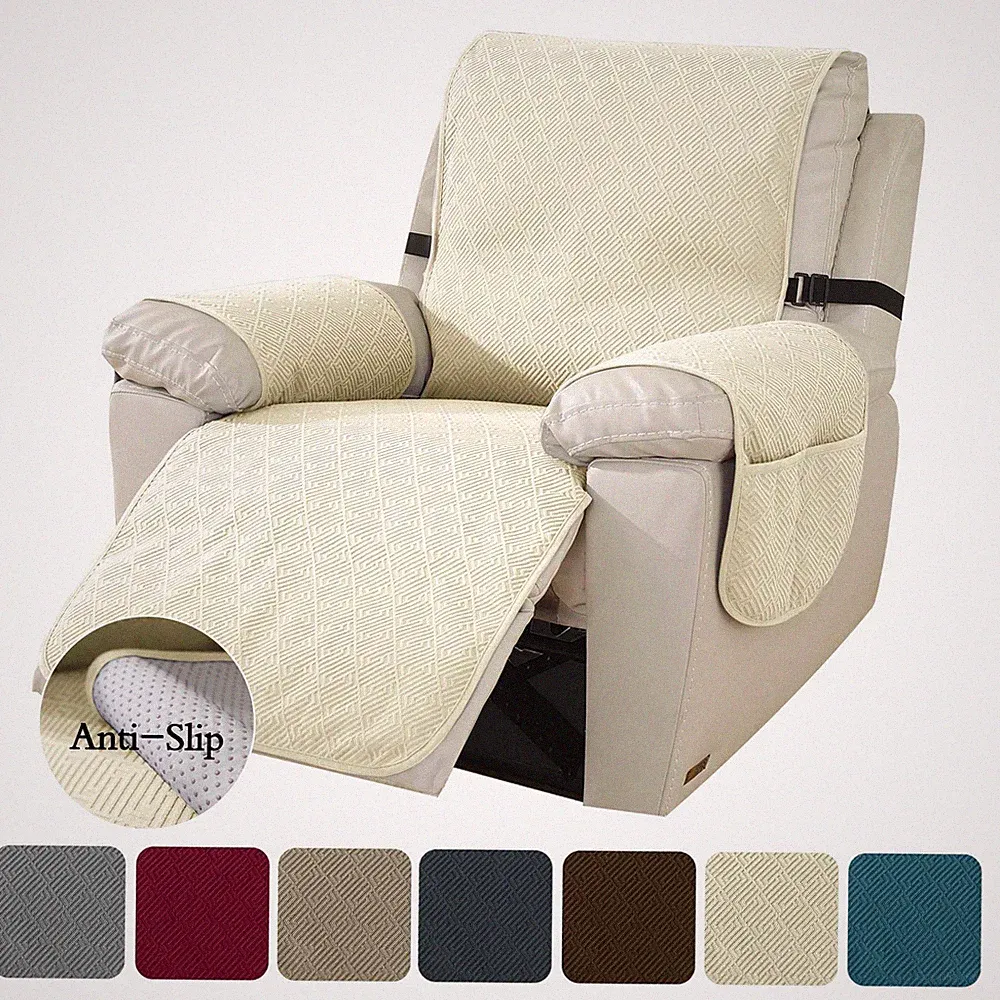 1/2/3 Seater Recliner Sofa Covers Living Room Relax Armchair Covers Protector