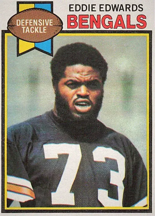 1979 Topps #505 Eddie Edwards Cream Colored Back