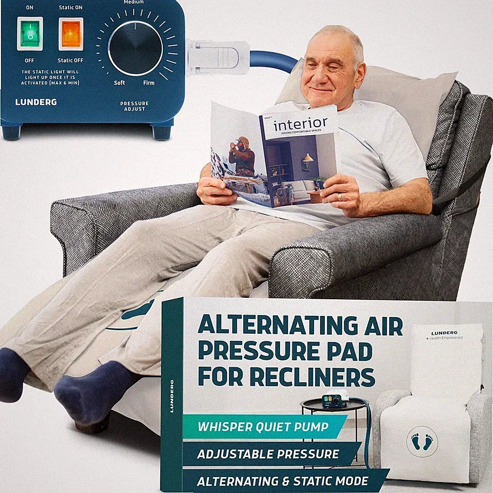 Alternating Air Pressure Pad for Recliner Chair - Pressure Relief Cushion Top...