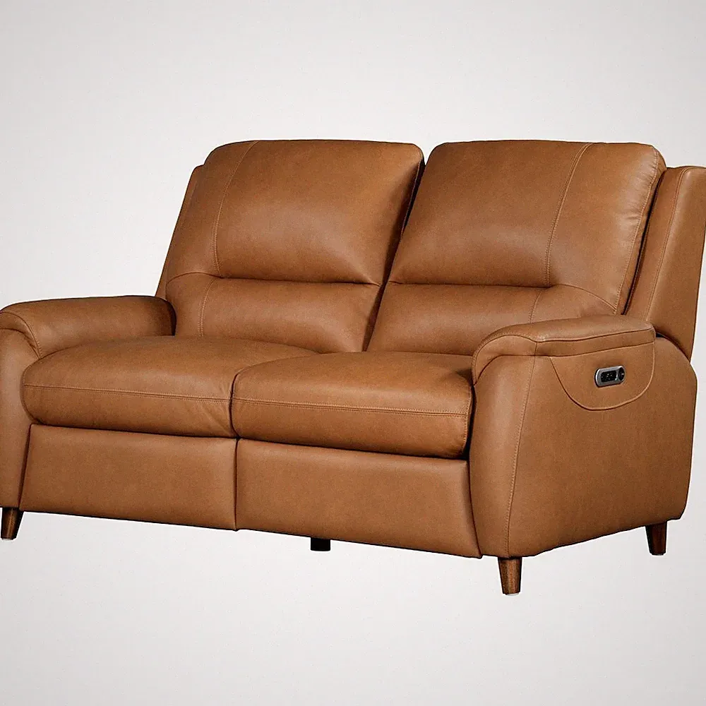 Austin - Caramel Cream Power Reclining Loveseat P2
