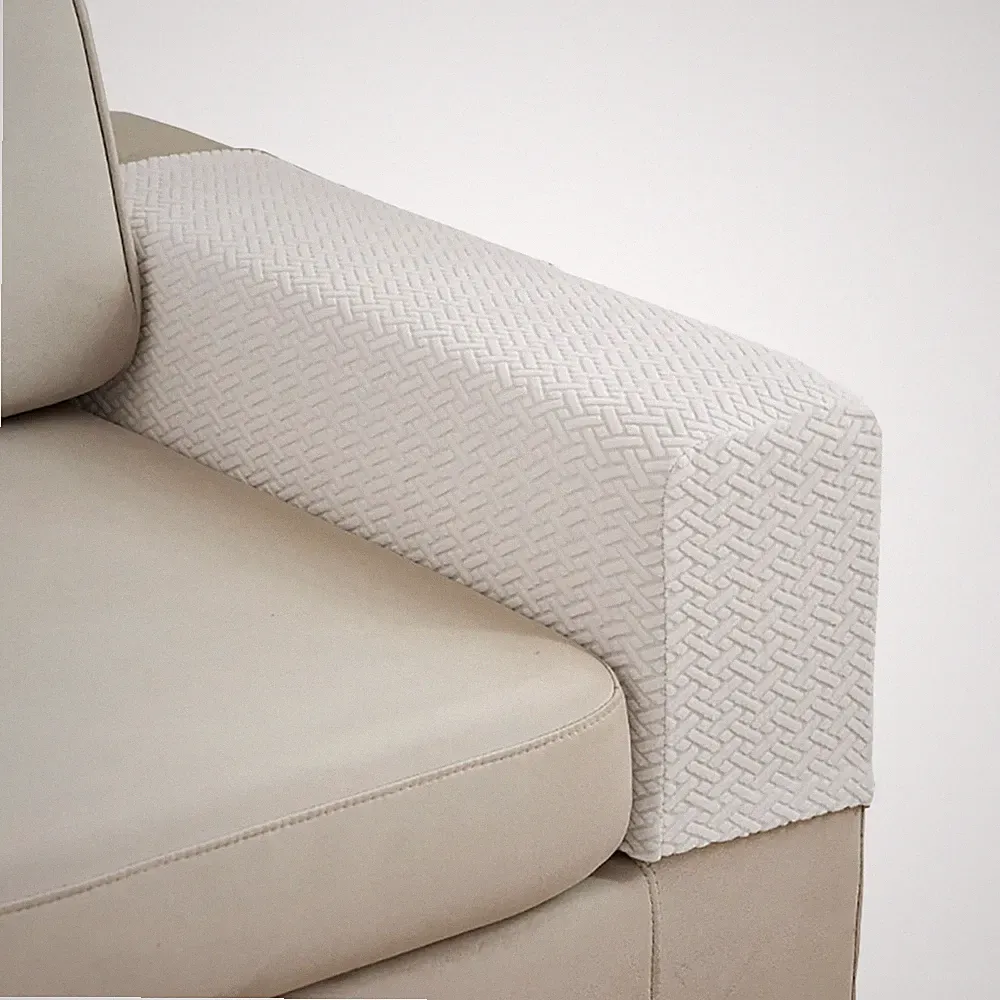 Couch Sofa Arm Chair Covers Set of 2 Polyester Stretch Arm Rest Covers for So...