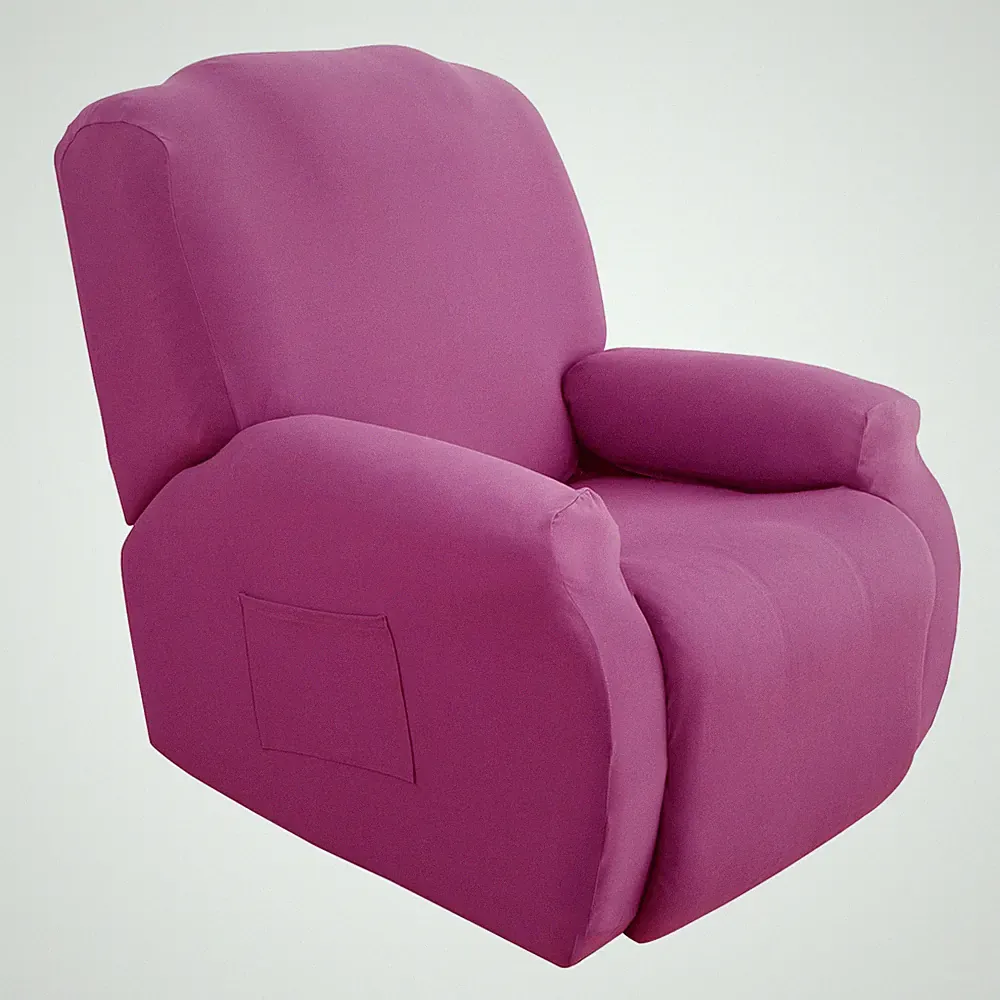 Elastic Recliner Chair Covers Couch Cover Sofa Slipcover With Side Pocket