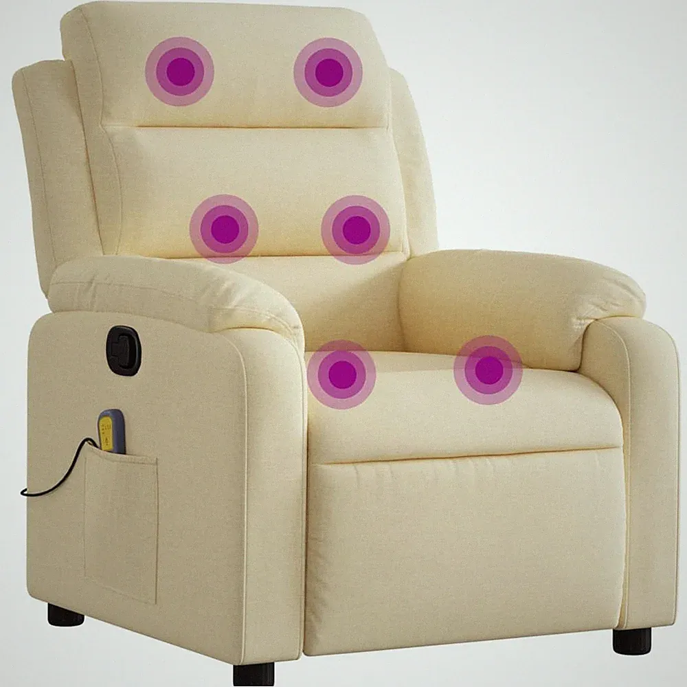 Electric Massage Recliner Chair with Adjustable Features vidaXL
