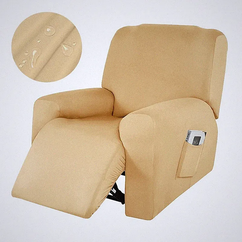 Jacquard Sofa Cover Stretch Reclining Chair Cover Relaxing Armchair Cover