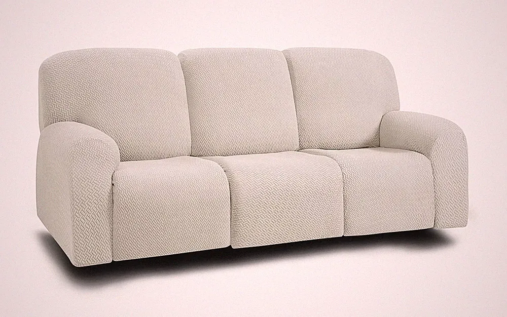 New Listing Jacquard 8-Pieces Recliner Sofa Covers Stretch Reclining Couch Covers for 3 C...