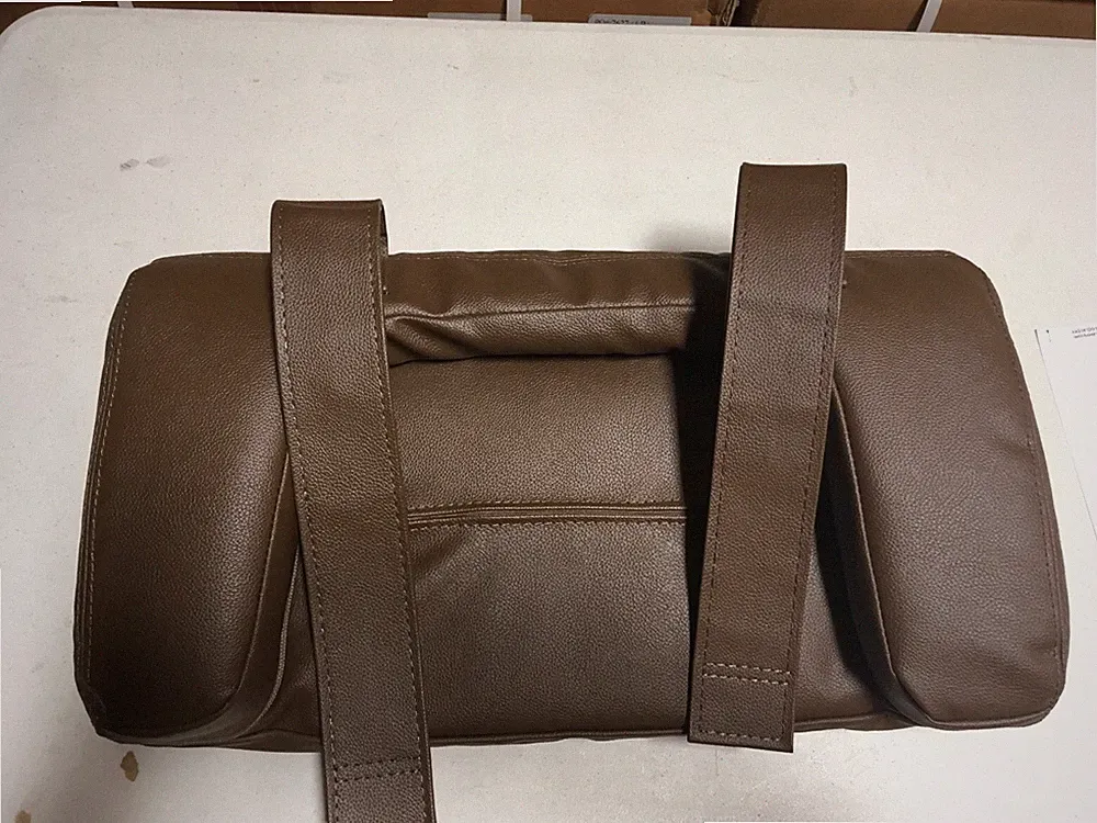 OEM Brown Leather HT-270 Massage Chair Neck Head Pillow Cushion by Human Touch