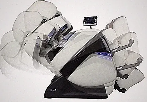 Osaki OS-3D Pro Cyber 3D Zero Gravity Massage Chair Recliner (Cream)