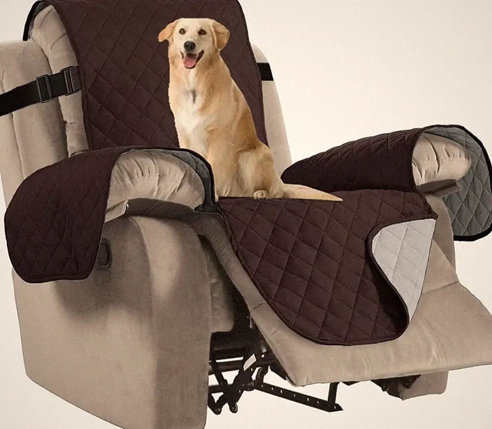 Reversible Quilted Recliner Covers Recliner Chair Cover Water Resistant Furnitur